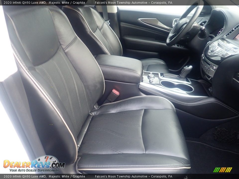 Front Seat of 2020 Infiniti QX60 Luxe AWD Photo #11