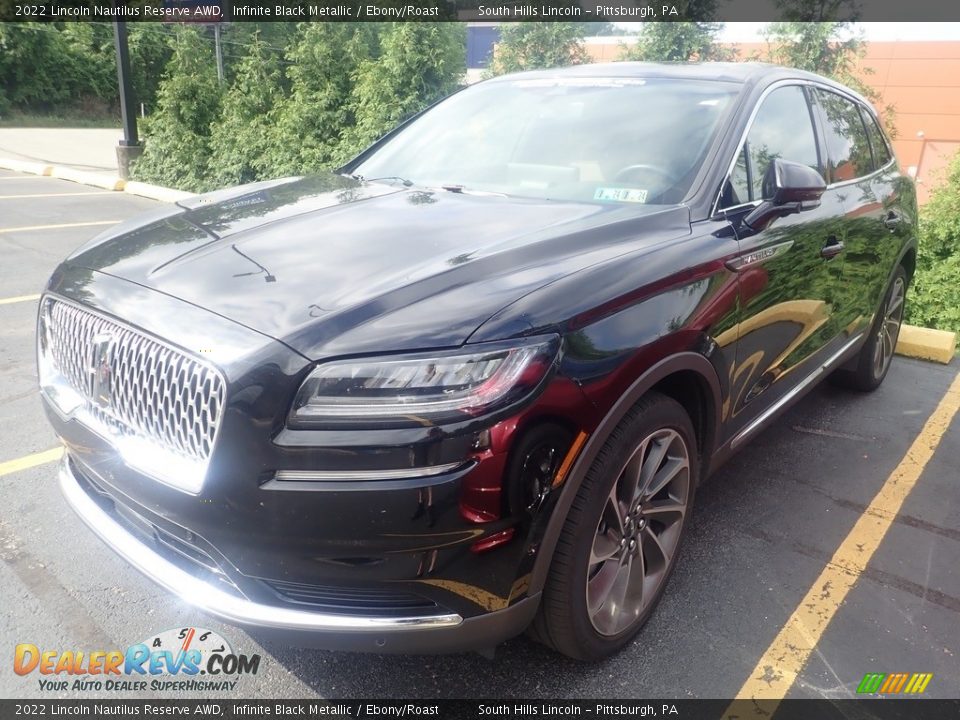 2022 Lincoln Nautilus Reserve AWD Infinite Black Metallic / Ebony/Roast Photo #1