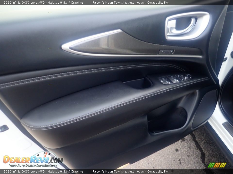 Door Panel of 2020 Infiniti QX60 Luxe AWD Photo #22