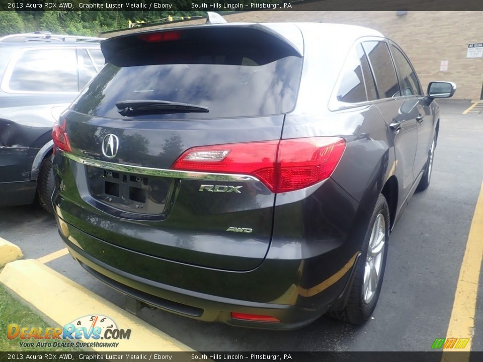 2013 Acura RDX AWD Graphite Luster Metallic / Ebony Photo #4