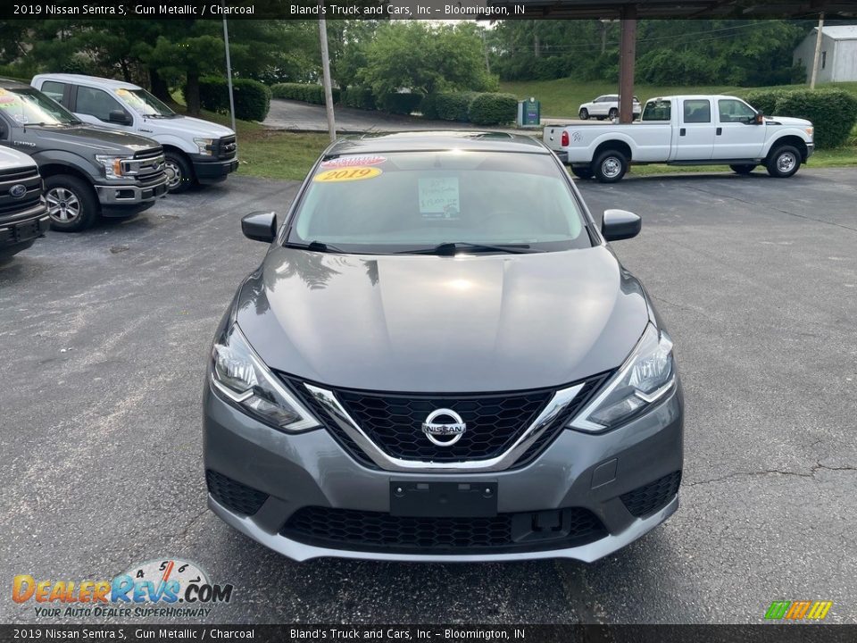 2019 Nissan Sentra S Gun Metallic / Charcoal Photo #8