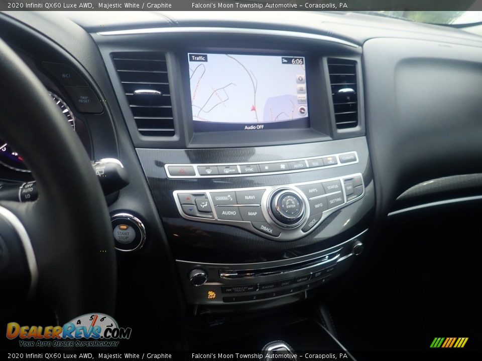 2020 Infiniti QX60 Luxe AWD Majestic White / Graphite Photo #26