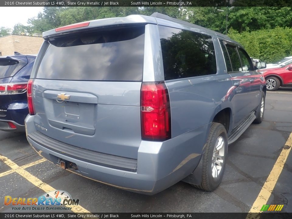 2016 Chevrolet Suburban LS 4WD Slate Grey Metallic / Jet Black Photo #4