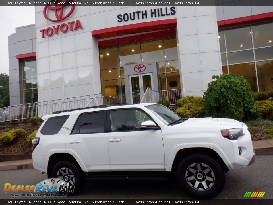 2020 Toyota 4Runner TRD Off-Road Premium 4x4 Super White / Black Photo #2