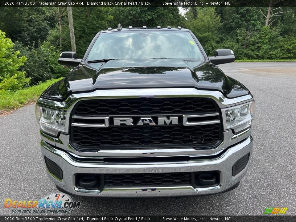 2020 Ram 3500 Tradesman Crew Cab 4x4 Diamond Black Crystal Pearl / Black Photo #4