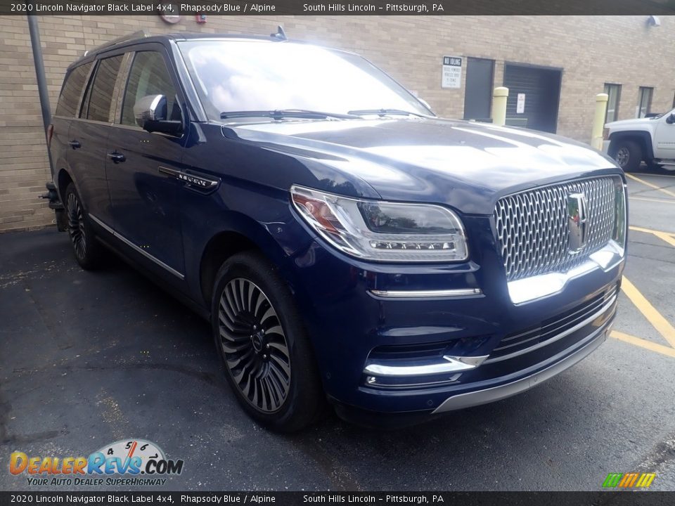 2020 Lincoln Navigator Black Label 4x4 Rhapsody Blue / Alpine Photo #4