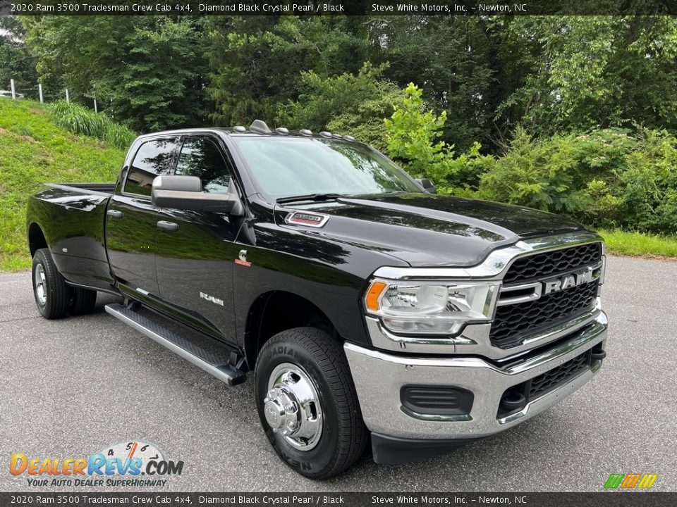 2020 Ram 3500 Tradesman Crew Cab 4x4 Diamond Black Crystal Pearl / Black Photo #5