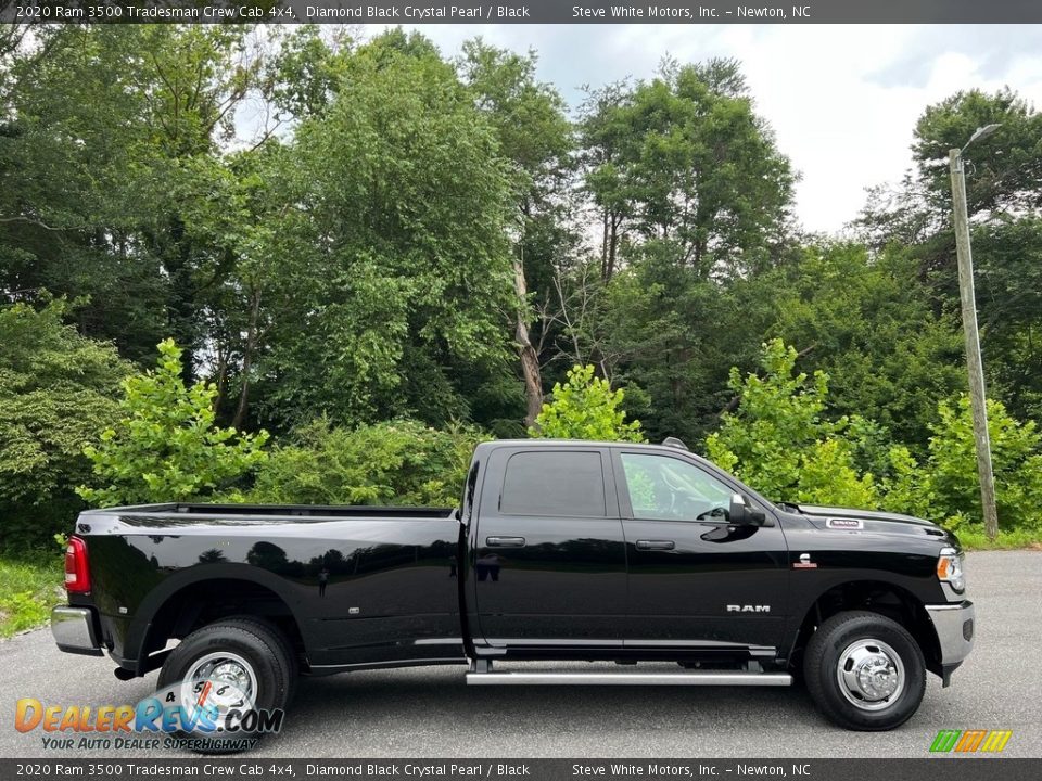 2020 Ram 3500 Tradesman Crew Cab 4x4 Diamond Black Crystal Pearl / Black Photo #6