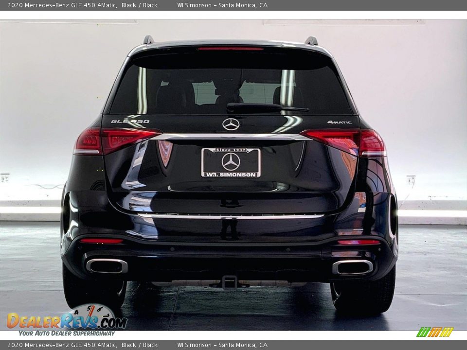 2020 Mercedes-Benz GLE 450 4Matic Black / Black Photo #3