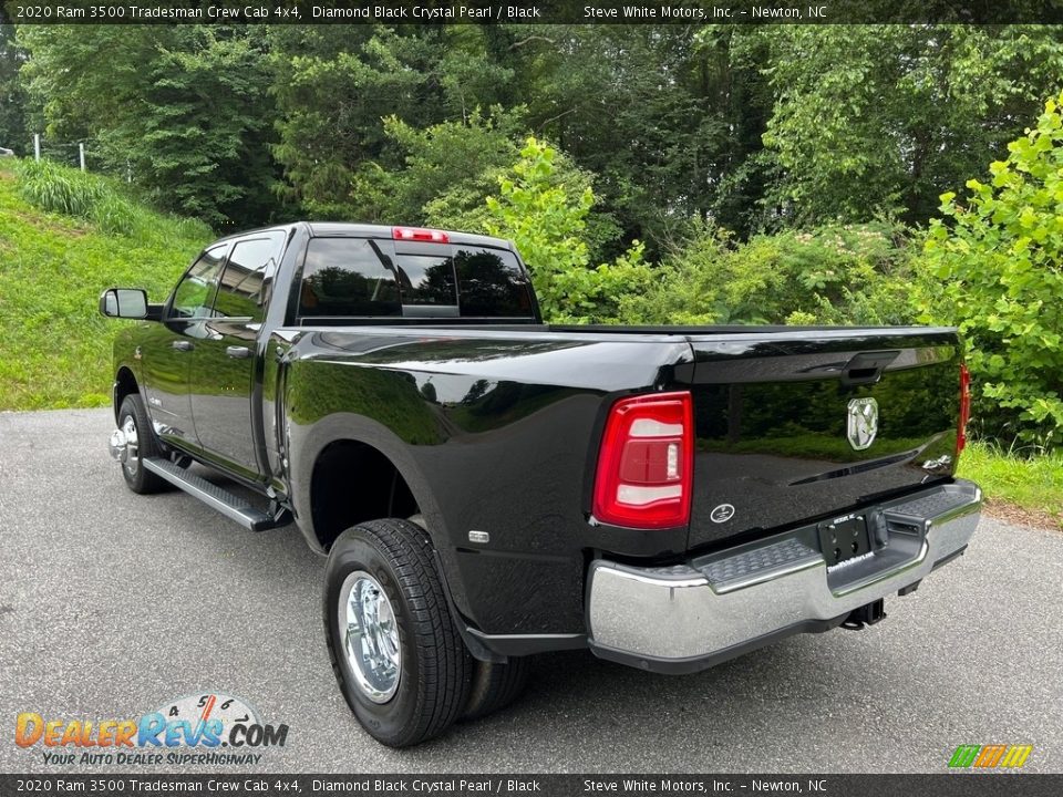 2020 Ram 3500 Tradesman Crew Cab 4x4 Diamond Black Crystal Pearl / Black Photo #10