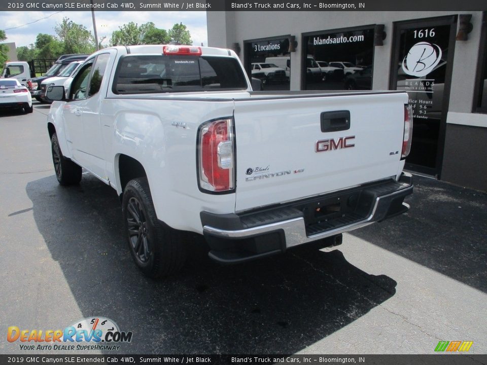 2019 GMC Canyon SLE Extended Cab 4WD Summit White / Jet Black Photo #3