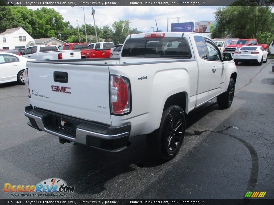 2019 GMC Canyon SLE Extended Cab 4WD Summit White / Jet Black Photo #4