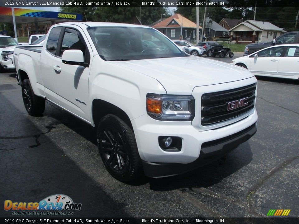 2019 GMC Canyon SLE Extended Cab 4WD Summit White / Jet Black Photo #5