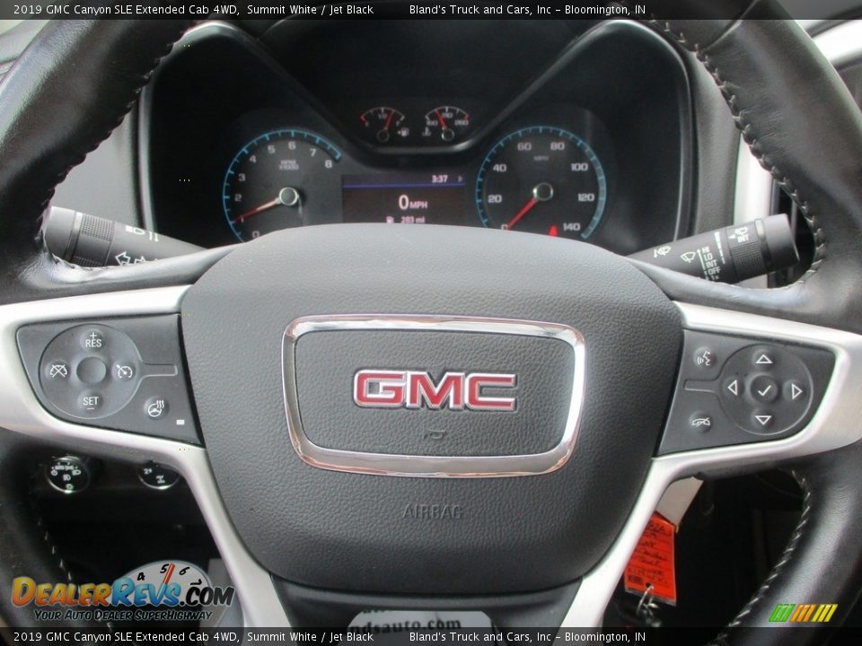 2019 GMC Canyon SLE Extended Cab 4WD Summit White / Jet Black Photo #14