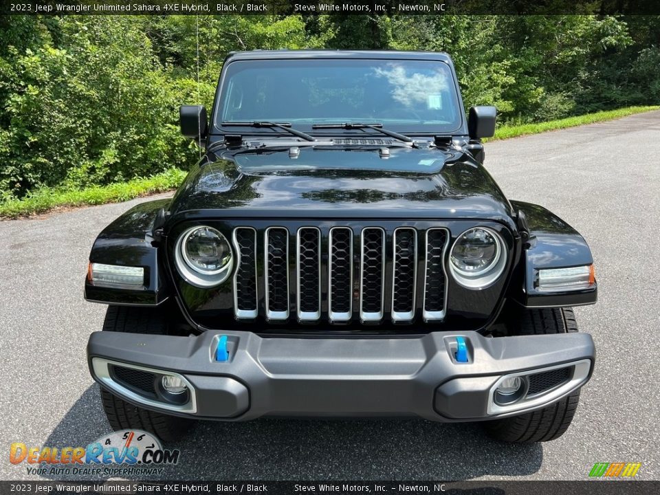 2023 Jeep Wrangler Unlimited Sahara 4XE Hybrid Black / Black Photo #3