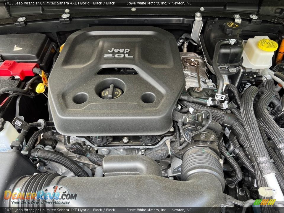 2023 Jeep Wrangler Unlimited Sahara 4XE Hybrid 2.0 Liter Turbocharged DOHC 16-Valve VVT 4 Cylinder Gasoline/Electric Hybrid Engine Photo #9