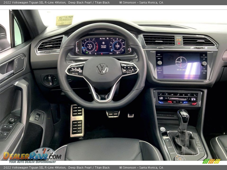 Dashboard of 2022 Volkswagen Tiguan SEL R-Line 4Motion Photo #4