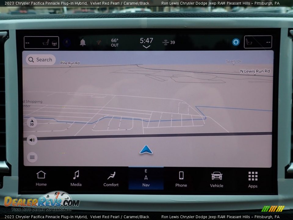 Navigation of 2023 Chrysler Pacifica Pinnacle Plug-In Hybrid Photo #19