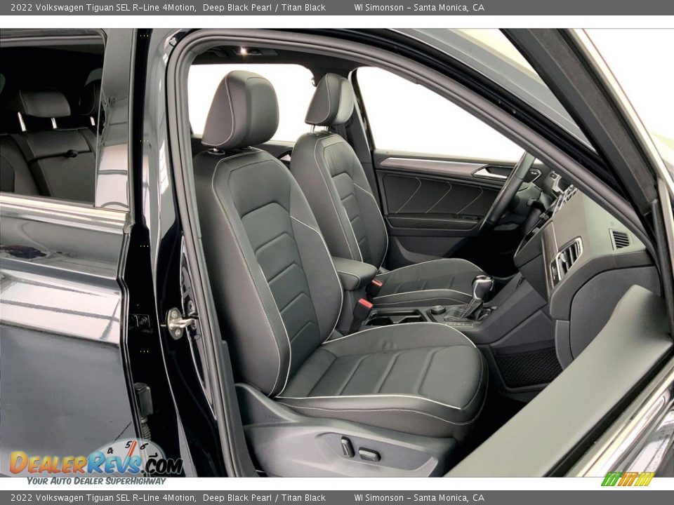 Titan Black Interior - 2022 Volkswagen Tiguan SEL R-Line 4Motion Photo #6