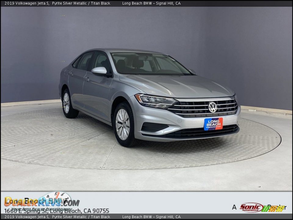 2019 Volkswagen Jetta S Pyrite Silver Metallic / Titan Black Photo #1