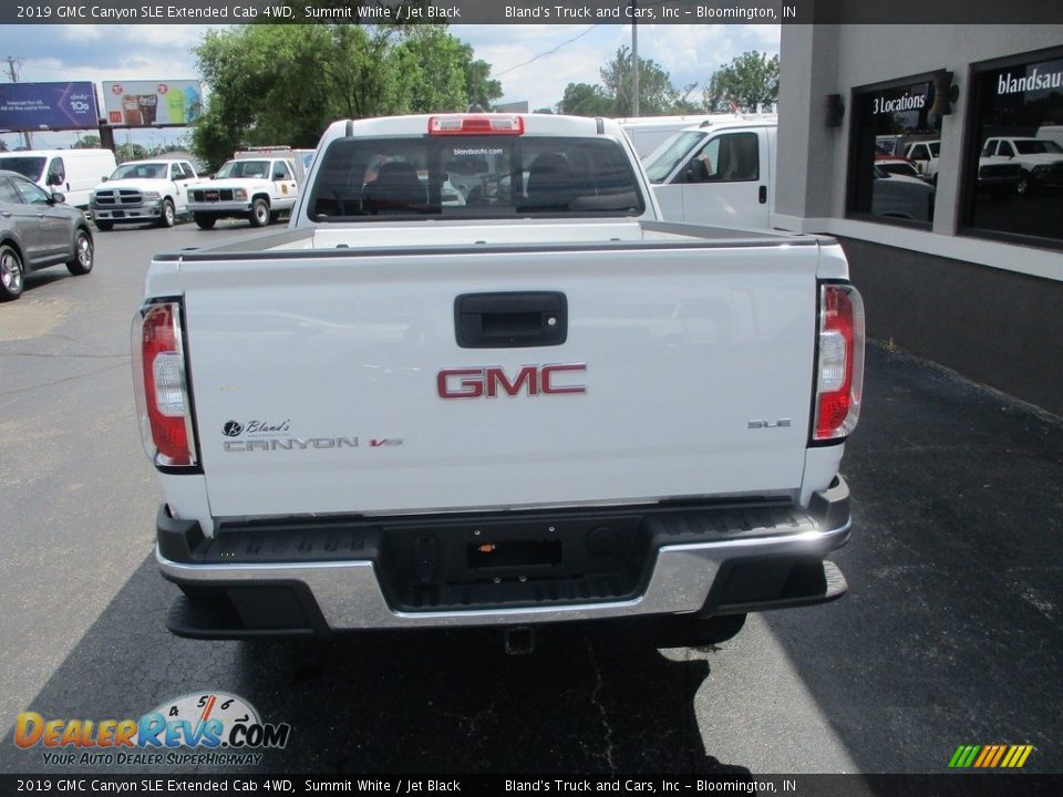 2019 GMC Canyon SLE Extended Cab 4WD Summit White / Jet Black Photo #27