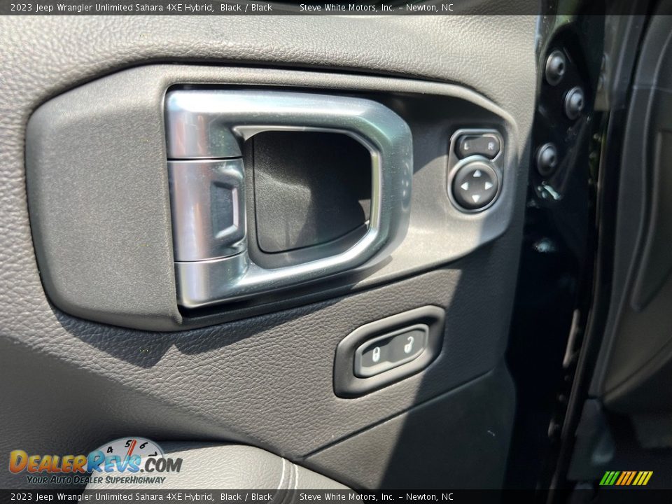 Door Panel of 2023 Jeep Wrangler Unlimited Sahara 4XE Hybrid Photo #12