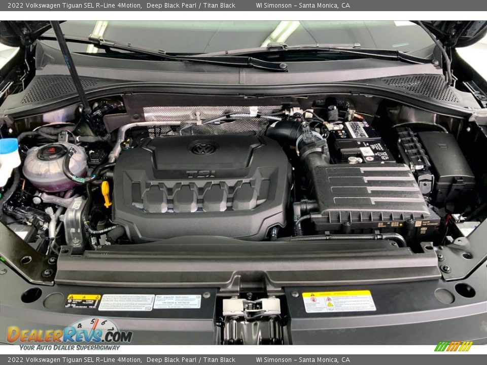 2022 Volkswagen Tiguan SEL R-Line 4Motion 2.0 Liter TSI Turbocharged DOHC 16-Valve VVT 4 Cylinder Engine Photo #9