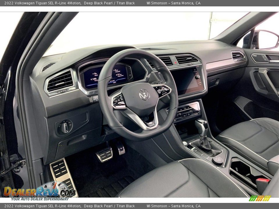 Dashboard of 2022 Volkswagen Tiguan SEL R-Line 4Motion Photo #14