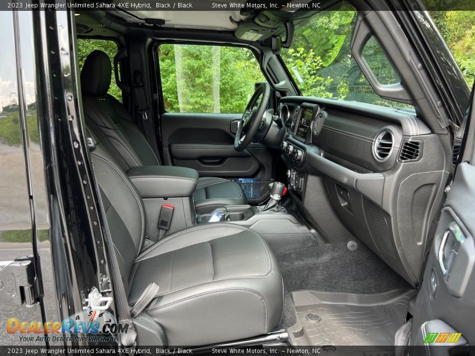 Front Seat of 2023 Jeep Wrangler Unlimited Sahara 4XE Hybrid Photo #19