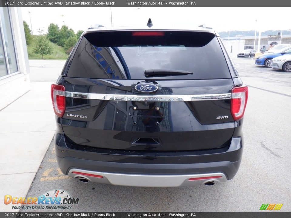 2017 Ford Explorer Limited 4WD Shadow Black / Ebony Black Photo #9