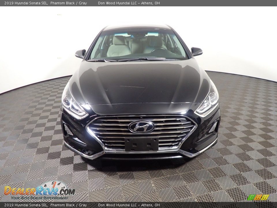 2019 Hyundai Sonata SEL Phantom Black / Gray Photo #4