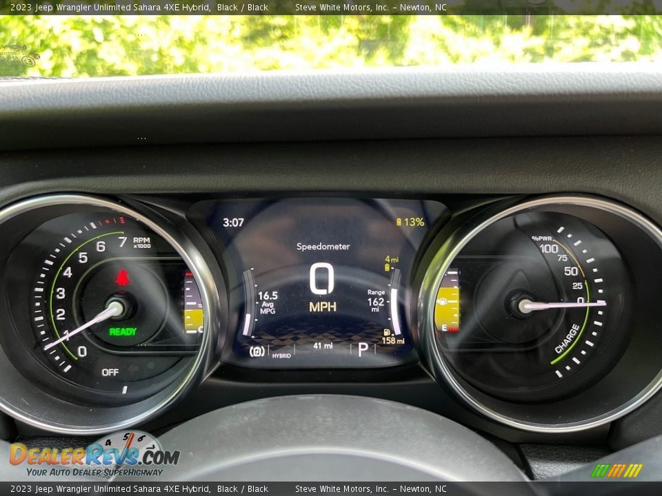 2023 Jeep Wrangler Unlimited Sahara 4XE Hybrid Gauges Photo #21