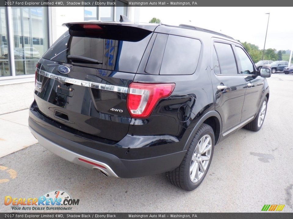 2017 Ford Explorer Limited 4WD Shadow Black / Ebony Black Photo #10