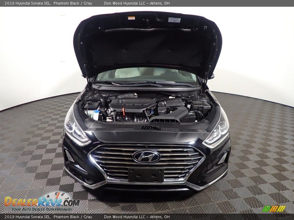 2019 Hyundai Sonata SEL Phantom Black / Gray Photo #5