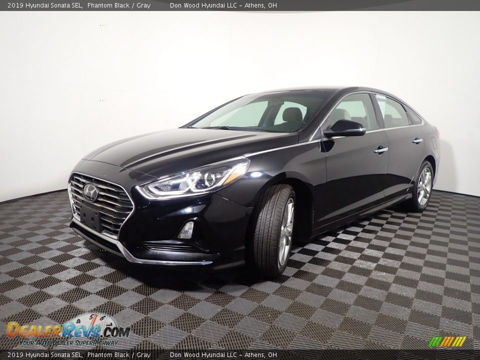 2019 Hyundai Sonata SEL Phantom Black / Gray Photo #7