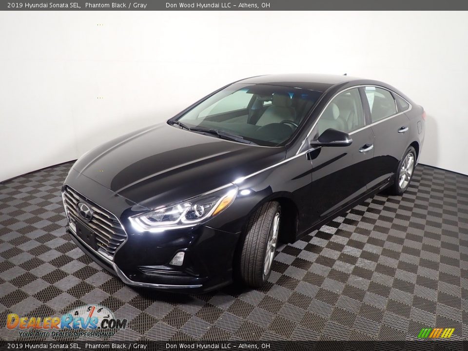 2019 Hyundai Sonata SEL Phantom Black / Gray Photo #8