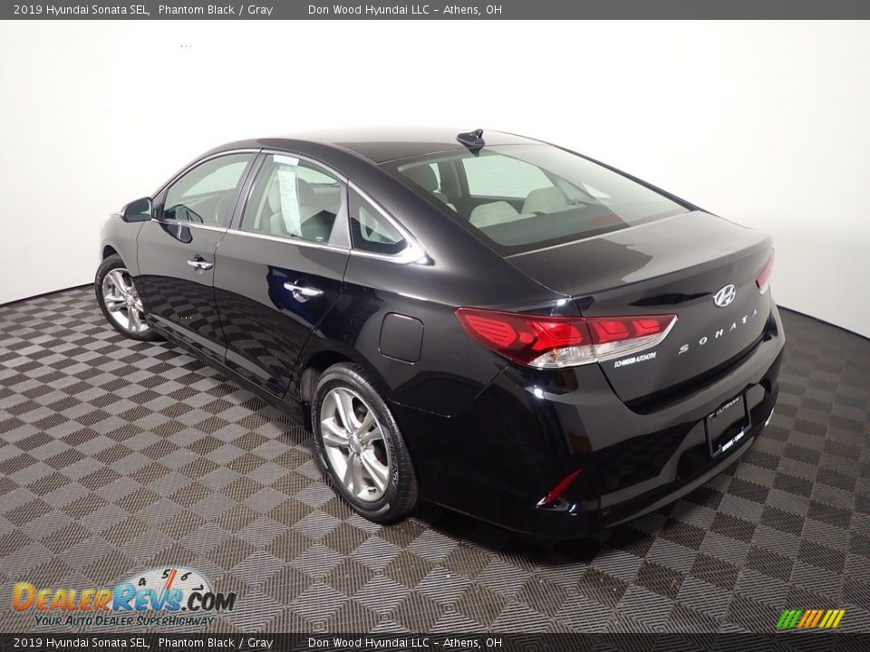 2019 Hyundai Sonata SEL Phantom Black / Gray Photo #10