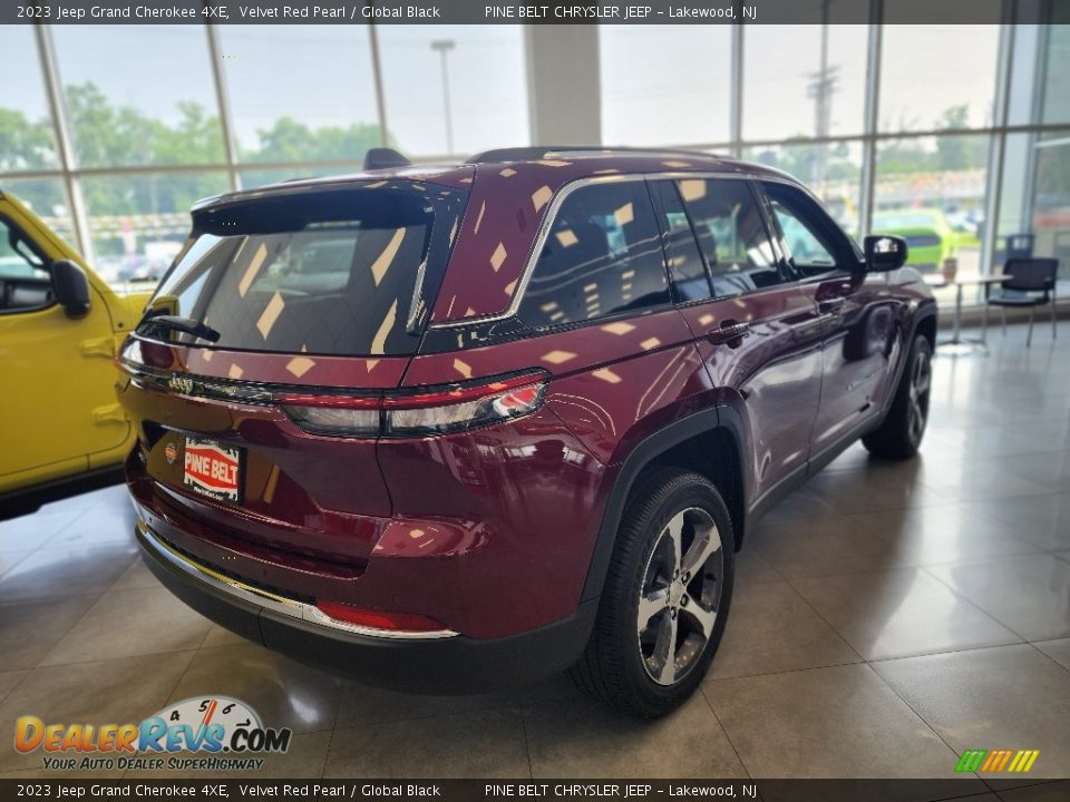 2023 Jeep Grand Cherokee 4XE Velvet Red Pearl / Global Black Photo #6