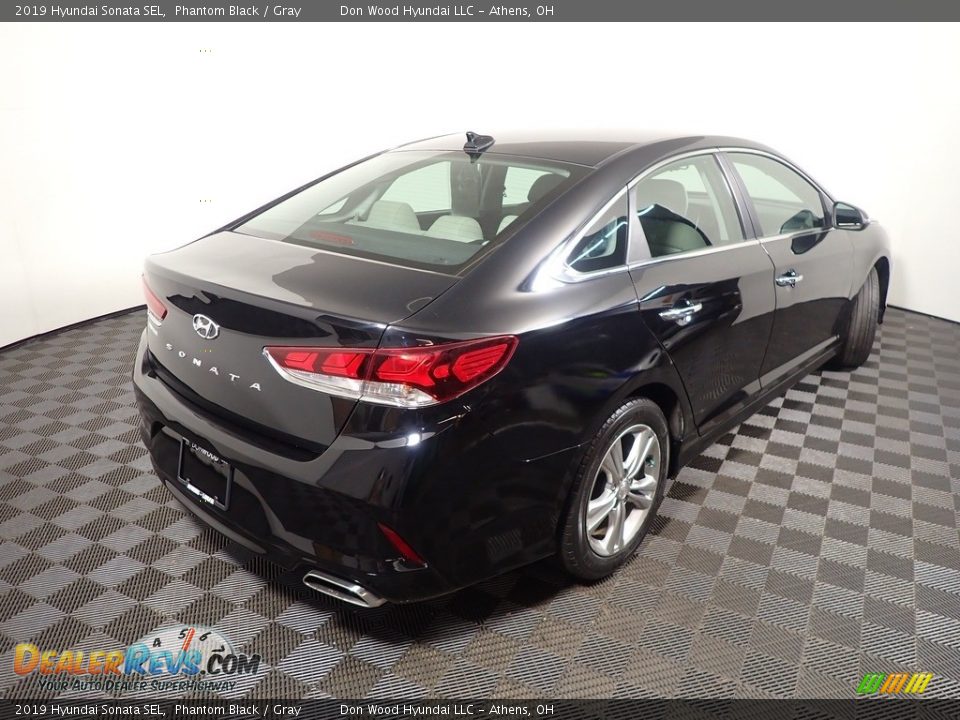 2019 Hyundai Sonata SEL Phantom Black / Gray Photo #15