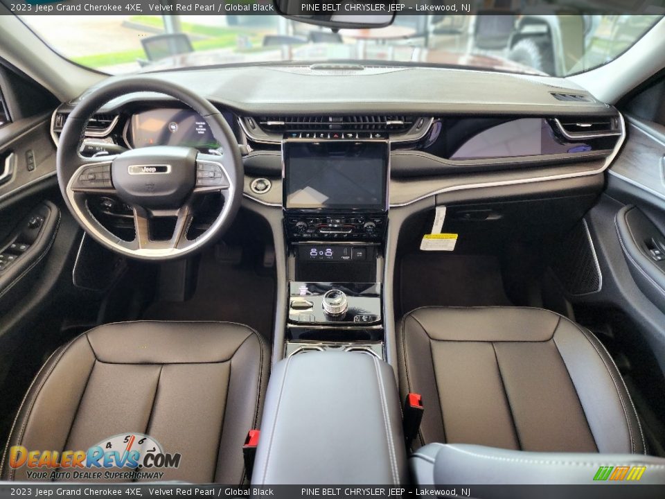 2023 Jeep Grand Cherokee 4XE Velvet Red Pearl / Global Black Photo #10