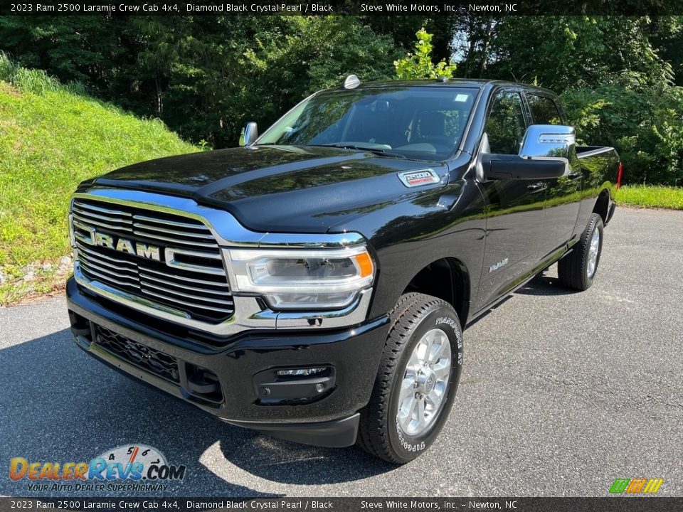 2023 Ram 2500 Laramie Crew Cab 4x4 Diamond Black Crystal Pearl / Black Photo #2