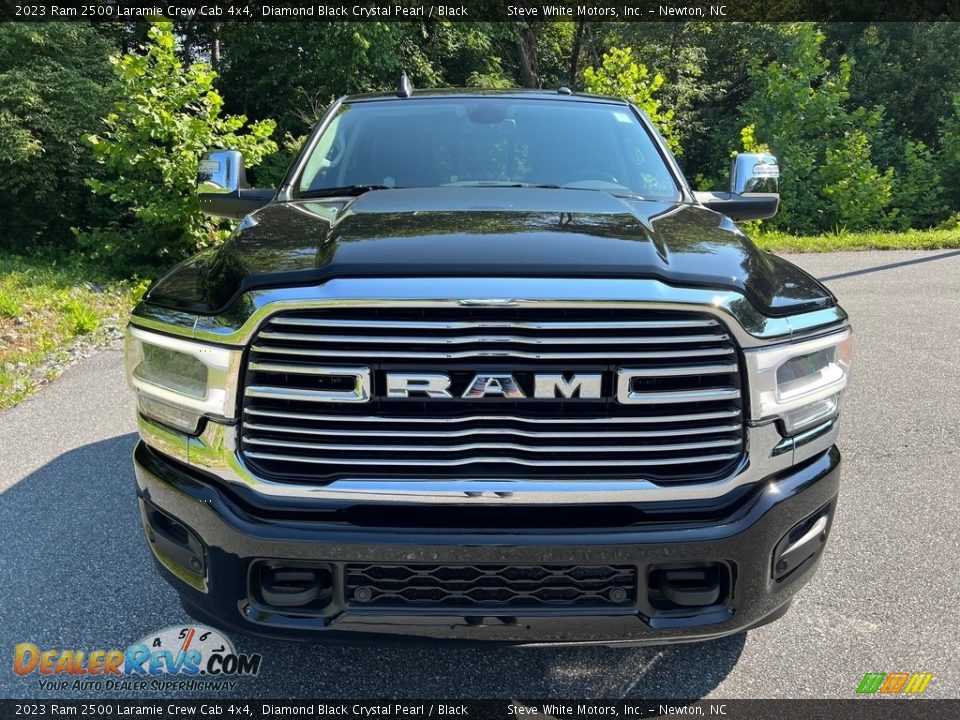 2023 Ram 2500 Laramie Crew Cab 4x4 Diamond Black Crystal Pearl / Black Photo #3