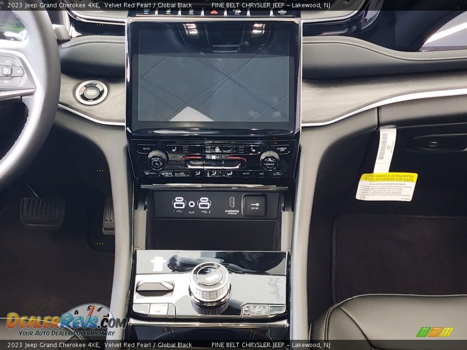 2023 Jeep Grand Cherokee 4XE Velvet Red Pearl / Global Black Photo #12