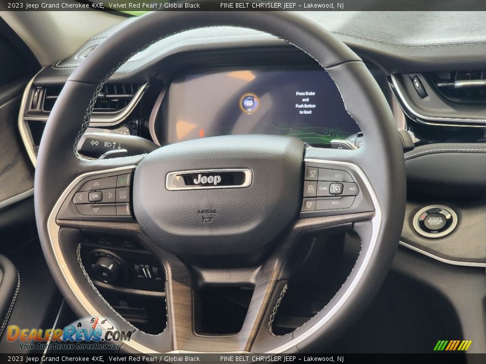 2023 Jeep Grand Cherokee 4XE Velvet Red Pearl / Global Black Photo #13
