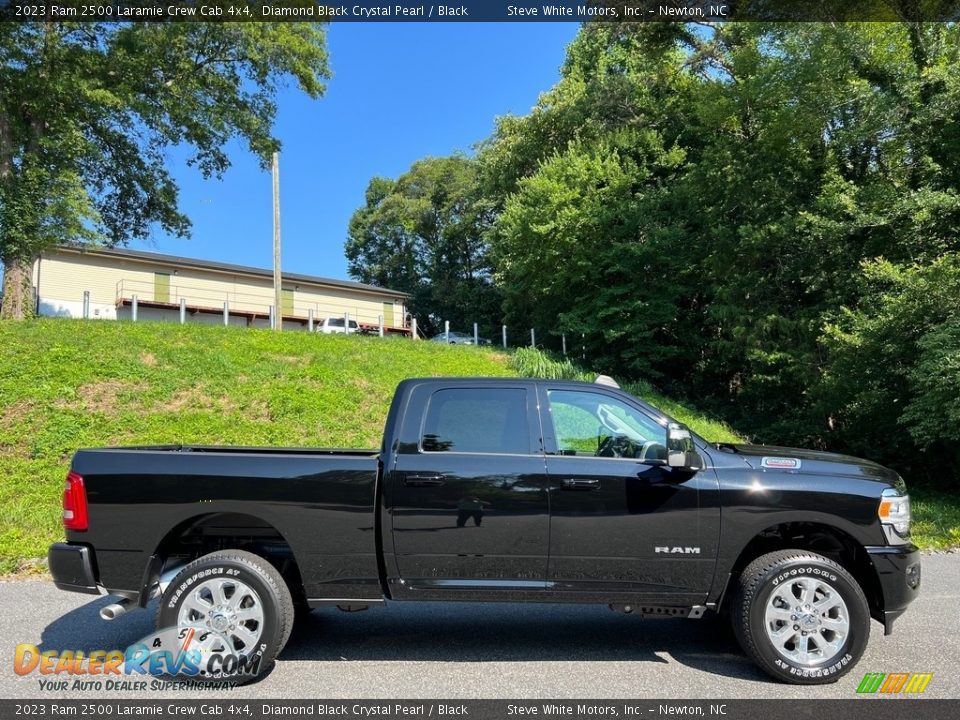 Diamond Black Crystal Pearl 2023 Ram 2500 Laramie Crew Cab 4x4 Photo #5