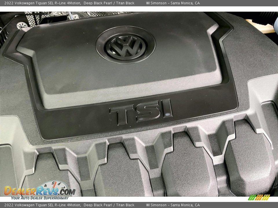 2022 Volkswagen Tiguan SEL R-Line 4Motion Deep Black Pearl / Titan Black Photo #32