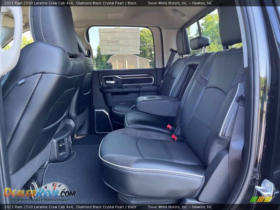 Rear Seat of 2023 Ram 2500 Laramie Crew Cab 4x4 Photo #14