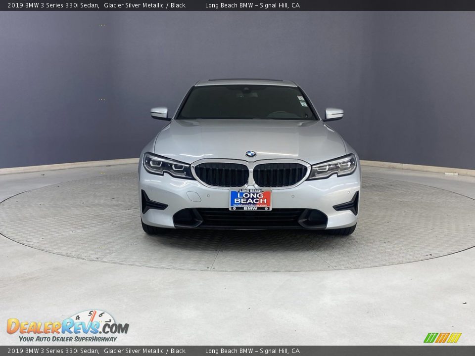 2019 BMW 3 Series 330i Sedan Glacier Silver Metallic / Black Photo #2