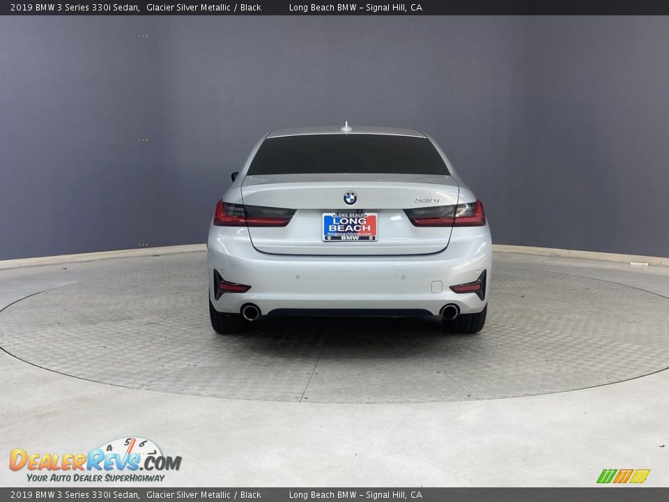 2019 BMW 3 Series 330i Sedan Glacier Silver Metallic / Black Photo #4