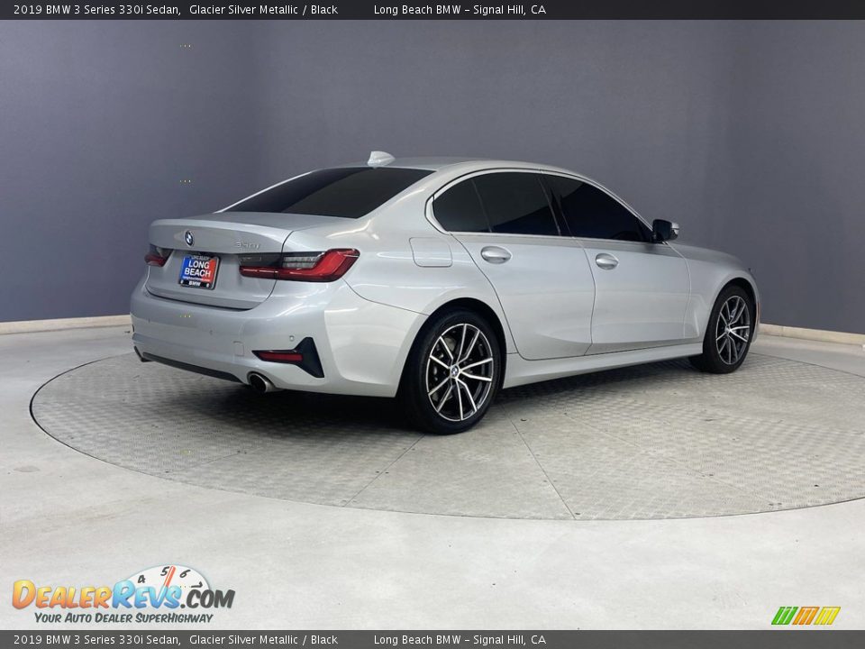 2019 BMW 3 Series 330i Sedan Glacier Silver Metallic / Black Photo #5